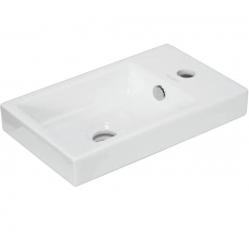 Раковина накладная Sanita Fest 40 WB.FN/Fest/40-C/WHT.G/S1 белая